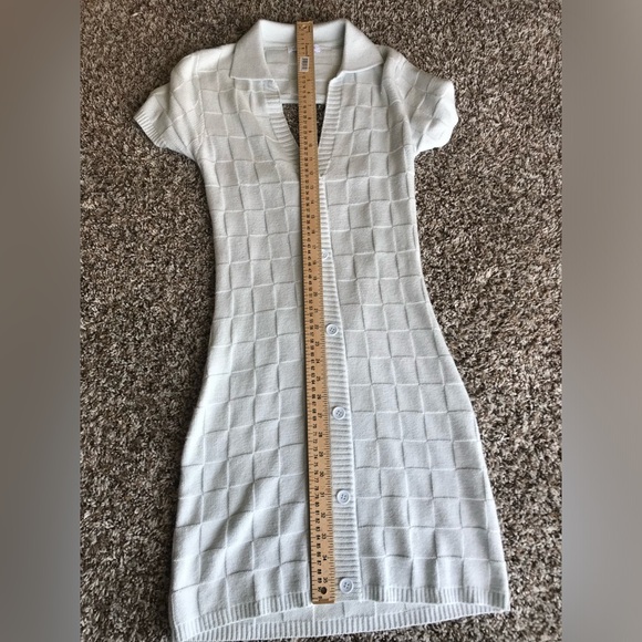 Blue Knit Dress - Picture 2 of 3